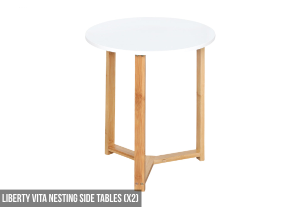 Liberty Vita Nesting Side Tables - Option for Tall Side Table