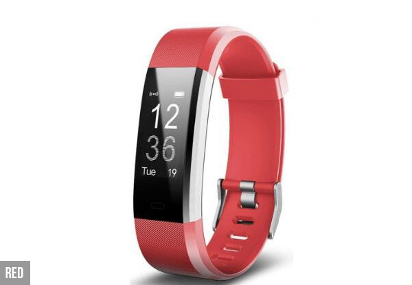 Activity Fitness Tracker - Five Colours Available with Free Metro Delivery