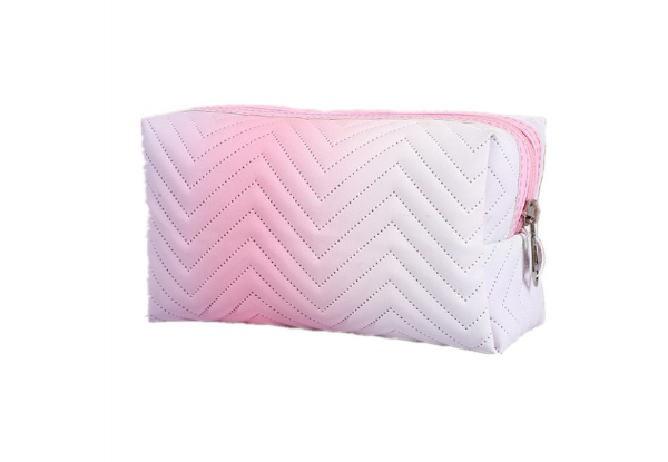 Water-Resistant Portable Cosmetic Bag - Three Colours Available