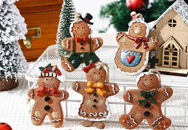 Two-Pack Gingerbread Man Christmas Party Decoration - 15 Styles Available