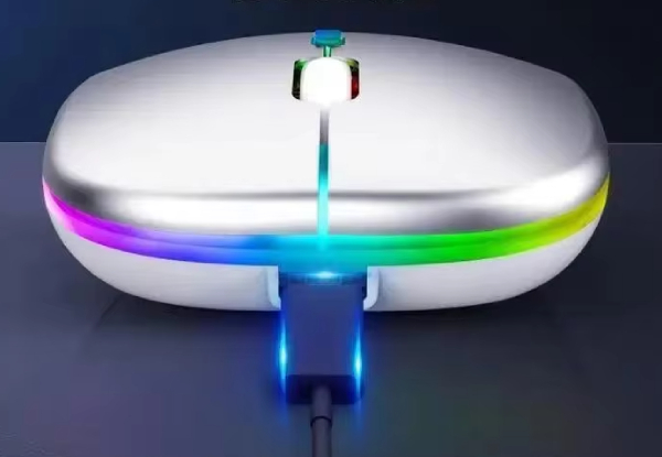 Rechargeable RGB Wireless Mouse - Three Colours Available