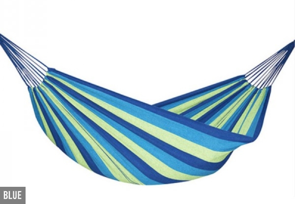 Outdoor Portable Hammock - Two Sizes & Two Colours Available with Free Delivery