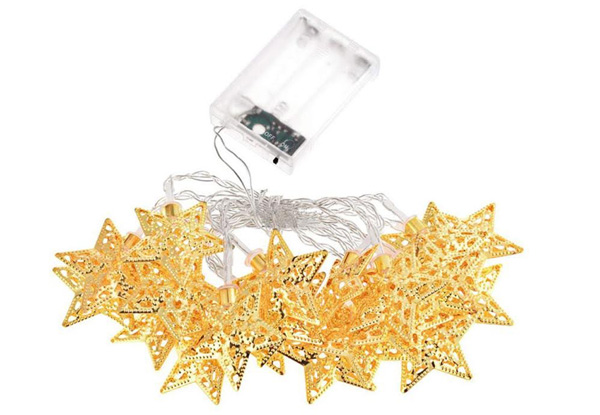 20 LED Star Festival Decoration String Light with Free Delivery