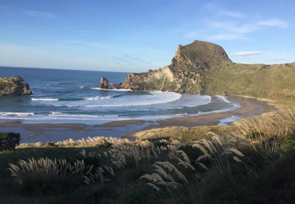 One-Night Gentle Recharge Retreat Package at ReTime Castlepoint Wairarapa incl. Bach Stay, Meals, Relaxation Session, Infrared Session, & Creative Activity - Options for Two or Four People