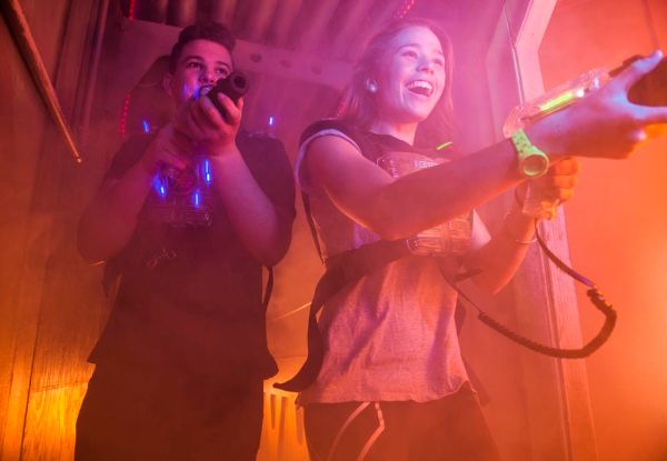 Junior Pass for Unlimited Games of Laser Tag 4.00pm - 9.00pm, Valid Monday to Thursday - Option for Adult or Family Pass Available