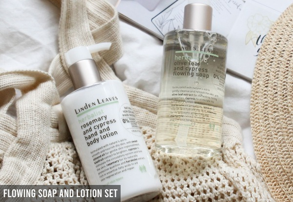 Linden Leaves Herbalist Hand & Body Lotion - Option for Herbalist Flowing Soap & Lotion Set