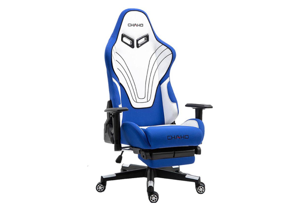 Premium Ergonomic Gaming Chair with Footrest - Three Colours Available