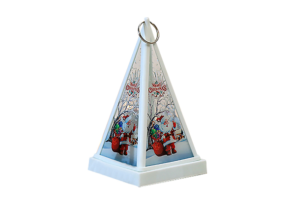 Christmas Decorative Lamp with Hanging Ring - Available in Four Styles & Option for Four-Pack