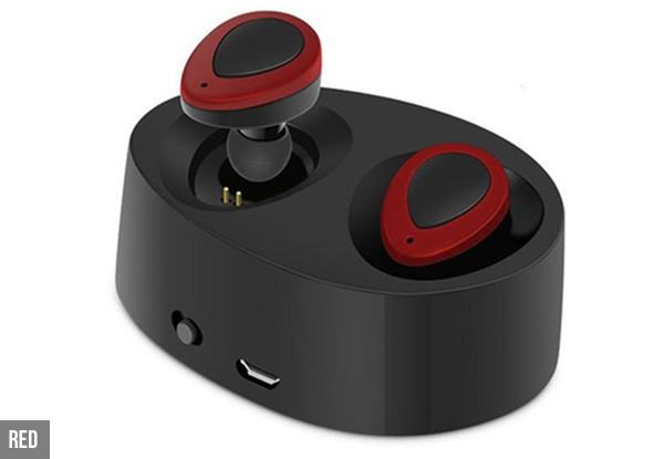 Wireless Bluetooth Earphone - Three Colours Available with Free Delivery