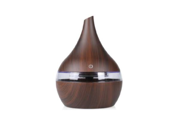 300ml Wood Grain Affect USB Aroma Air Diffuser - Two Colours Available