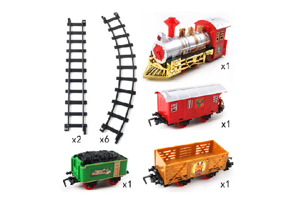 Christmas Express Train Set with Sound & Light