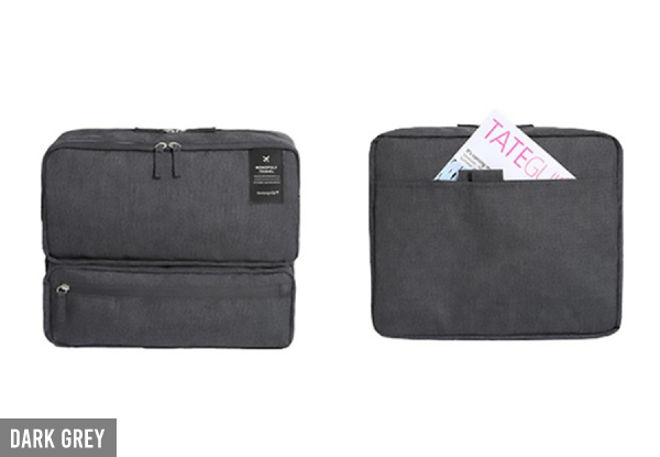 Multi-Compartment Travel Bag - Four Colours & Option for Two Available