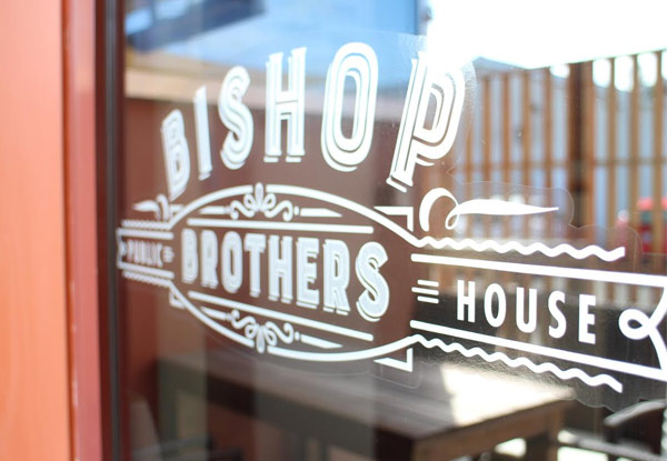 $40 Dinner or Lunch Voucher at Bishop Brothers - Option for a $80 or $120 Voucher - Valid Seven Days a Week