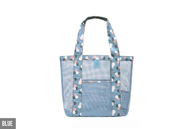 Mesh Summer Beach Handbag - Four Colours Available
