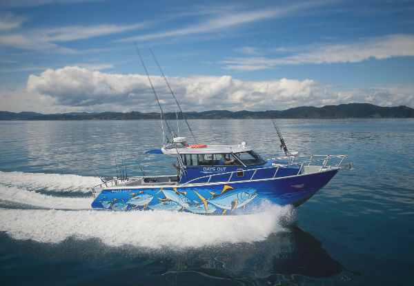 Snapper, Kingfish or Full Private Charter on the New Days Out Fishing Charter in the Stunning Bay of Islands