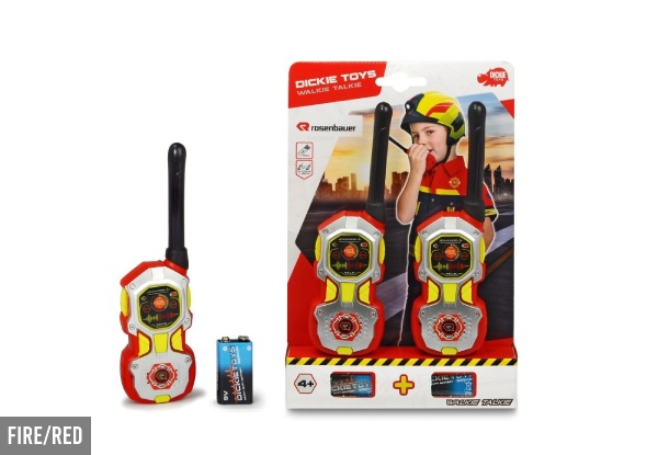 Dickie Toys Walkie Talkie - Three Colours Available