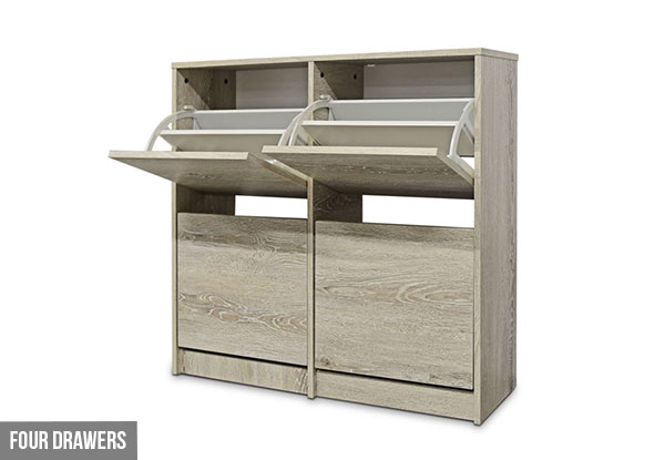 Enkel Shoe Cabinet - Two Styles Available