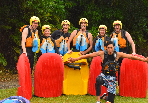 White Water Sledging Trip Down the Kaituna River incl. Adventure Photo Pack & Shuttle Transfers Pick-Up & Drop-Off - Options for One, Two, Four or Six People