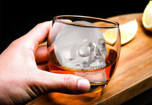 Two-Pack 3D Silicone Skull Ice Mould