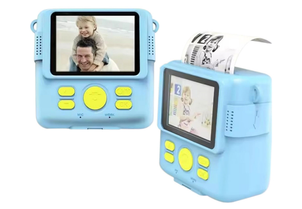 Kids Instant Print Camera Incl. 32GB Card - Three Colours Available