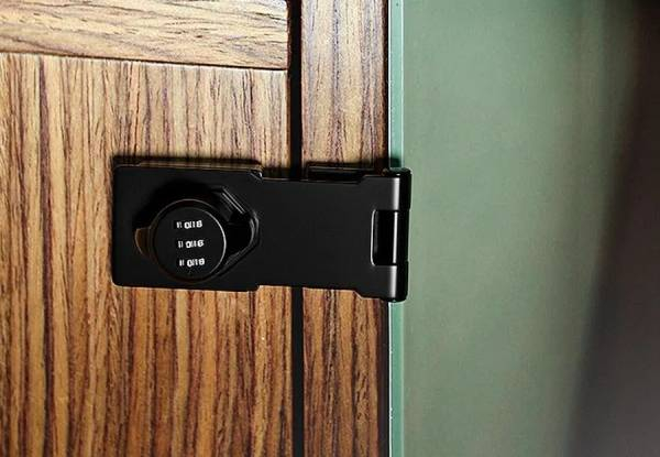 Keyless Anti-Theft Household Cabinet Password Hasp Lock