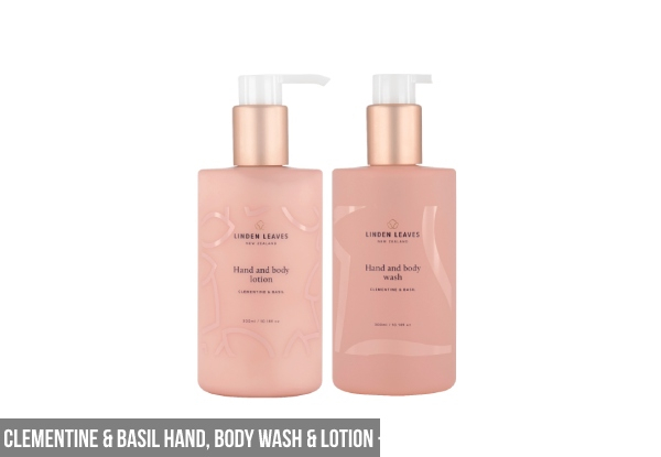 Linden Leaves Body & Hand Care Range - Four Options Available