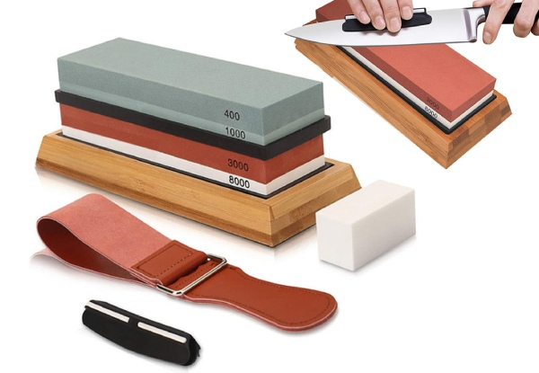 Whetstone Knife Sharpening Set