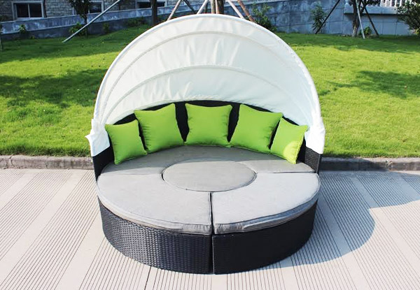 $1,199 for a Multifunction Outdoor Daybed Set with Canopy