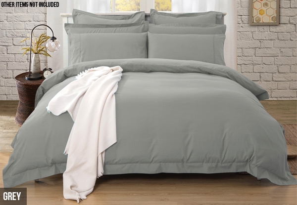 1000TC Ultra Soft Duvet Cover Set - Five Sizes & Extra Pillowcase Options Available