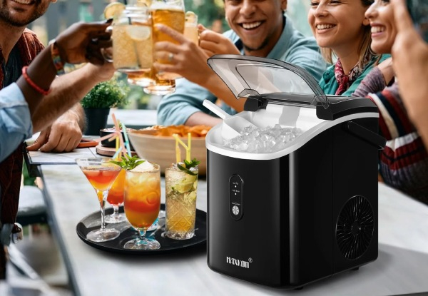 Maxkon Portable Nugget Ice Maker with Handle - Two Colours Available