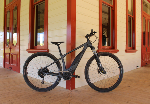 One-Hour Rotorua Electric Cruiser Bike Hire for Two -  Options for Two Hours & Electric Single Suspension Hardtail Mountain Bike or Electric Full Suspension Mountain Bike