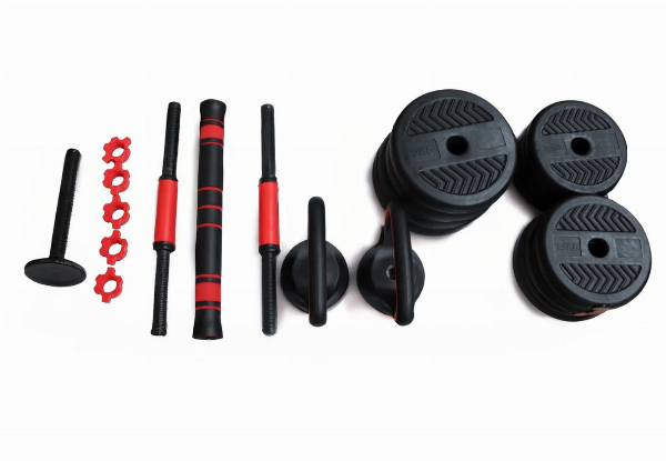 Six-in-One 20kg Adjustable Dumbbell Set