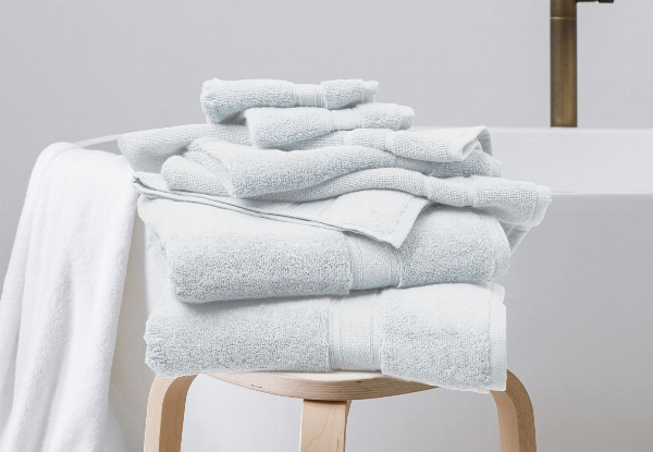 Eight-Piece Royal Comfort Zero Twist Towel Set - Six Colours Available