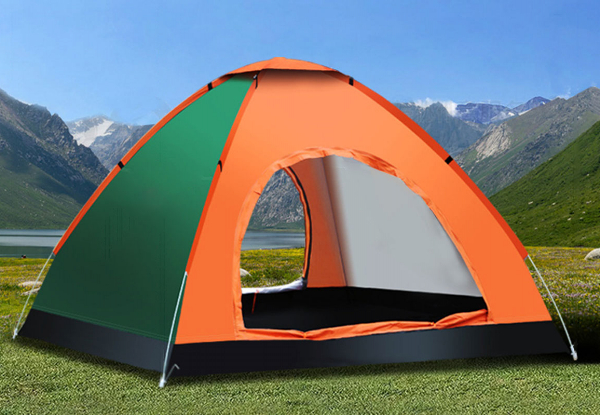 Outdoor Three-Person Camping Pop-Up Tent