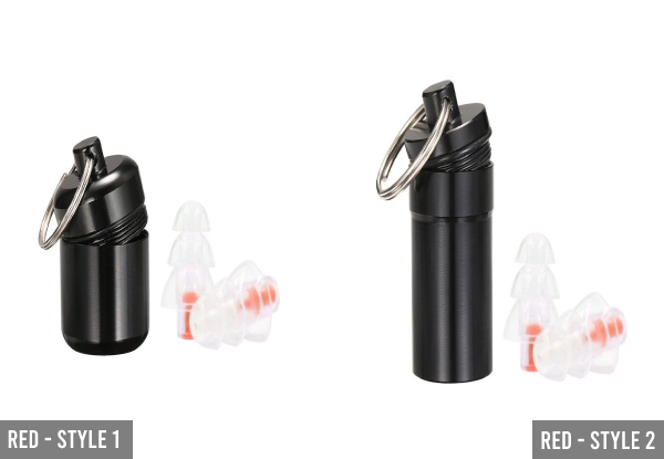 Noise Cancelling Ear Plugs Range - Six Colours & Two Styles Available