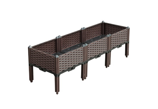 SOGA 120cm Outdoor Raised Planter Box with Legs