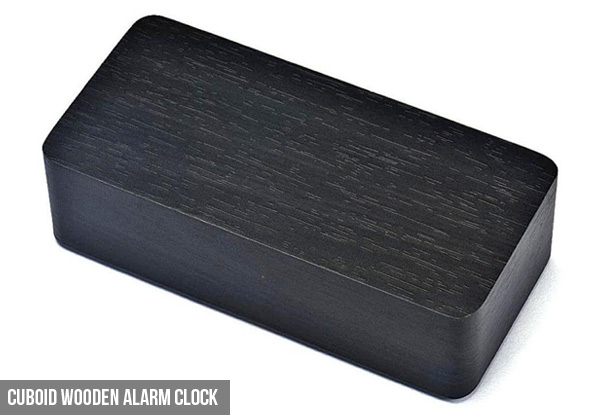 Wooden Digital LED Alarm Clock