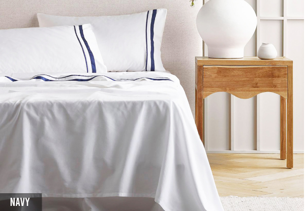 Renee Taylor Cloud 1000TC Egyptian Cotton Sheet Set - Available in Two Colours, Four Sizes & Option for Extra European Pillowcase