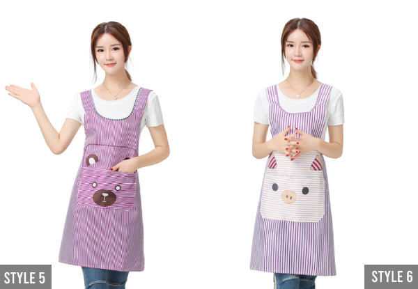 Cooking Apron with Pockets - Eight Designs Avaible