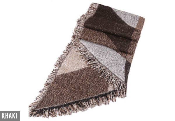 Cosy Blanket Style Scarf - Three Colours Available