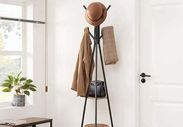 Vasagle Freestanding Hall Tree with Coat Rack Stand