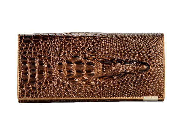 Genuine Leather Croc Style Wallet - Five Colours Available