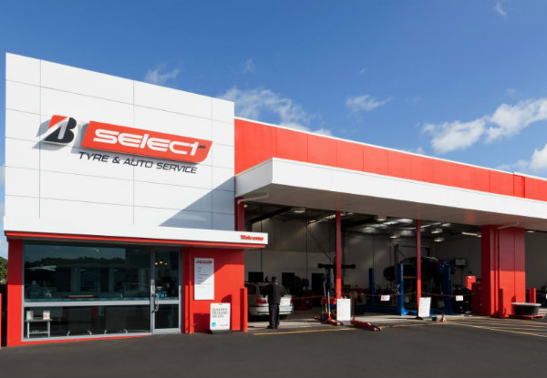 WOF for One Vehicle From Bridgestone Select - 11 North Island Locations