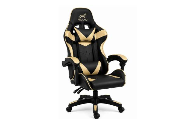 Adjustable Gaming Chair with Lumbar Support & Headrest - Available in Five Colours