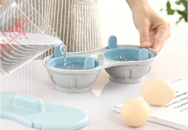Silicone Microwave Egg Poacher - Option for Two