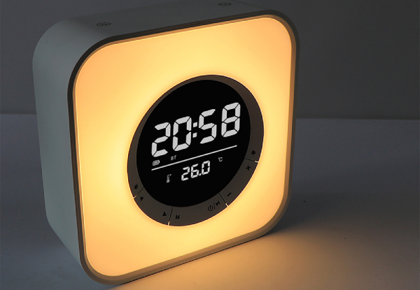 Wireless Mini Speaker Clock with LED Display