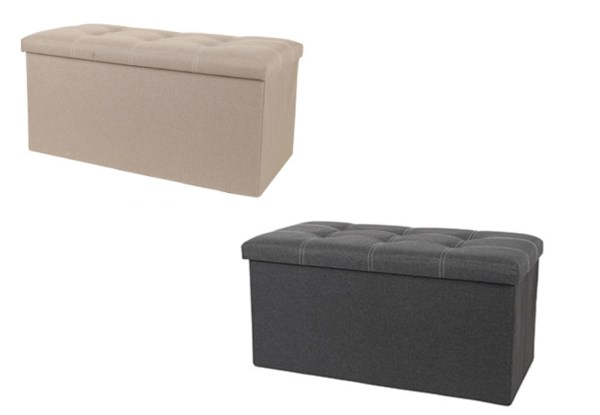 Large Ottoman Storage Box - Two Colours Available