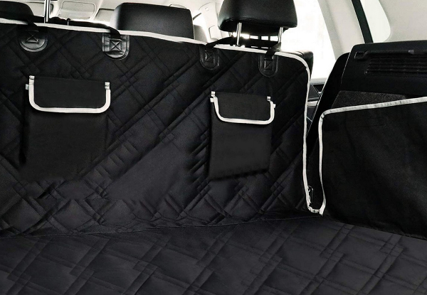 Water-Resistant Dog Trunk Seat Cover for Back Cargo Area