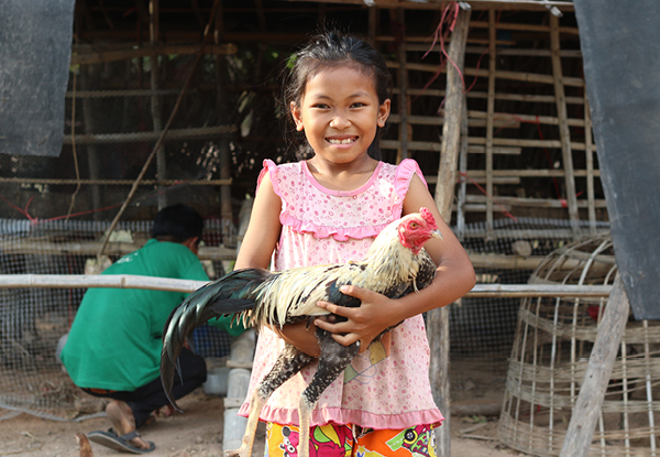 Gift a Chicken with World Vision Smiles