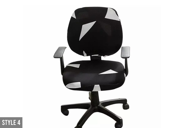 Stretchable Office Chair Slipcover Protector - Available in Four Styles